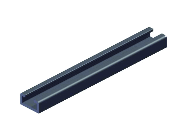 Aluminium Track - Black Finish - 72 inch